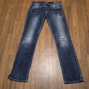 Silver Jeans Co. Womens McKenzie Slim Bootcut Jeans Size 28 Dark Wash Y2K VTG
